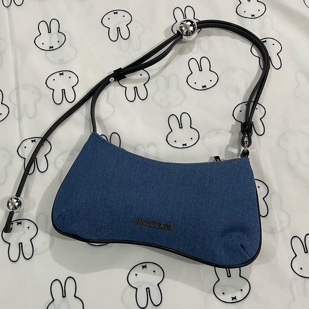Jacquemus Zip-Up Denim Tote